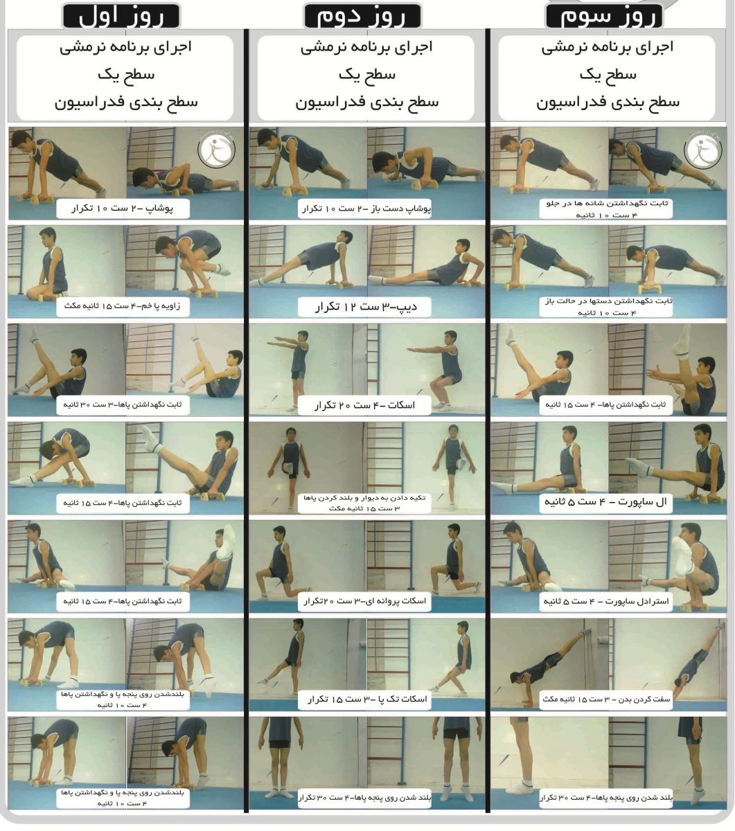 برنامه ژیمناستیک